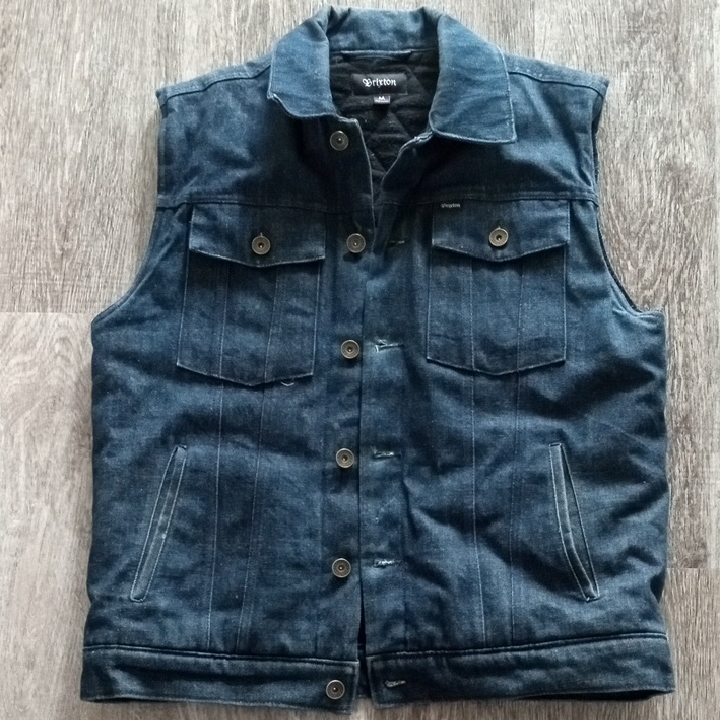 Brixton Quilted Denim Vest
